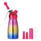 Regnbue farget sifonflaske 250 ml